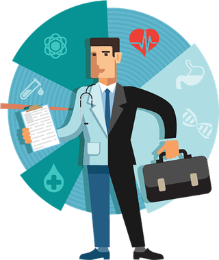 医生卡通人物简笔少儿兴趣班