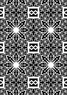 几何图形黑白底纹