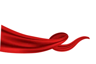 红丝带  红飘带 免抠