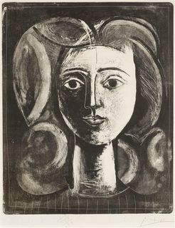 毕加索时尚女性艺术肖像装饰画