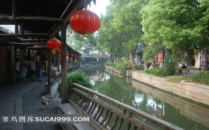 苏州甪直古镇摄影素材