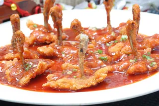 糖醋蘑菇鸡28元