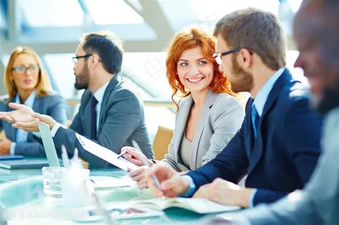 开会的商务团队人物高清图 开会的商务团队人物高清图