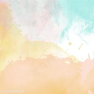 暖色水彩水墨背景图片