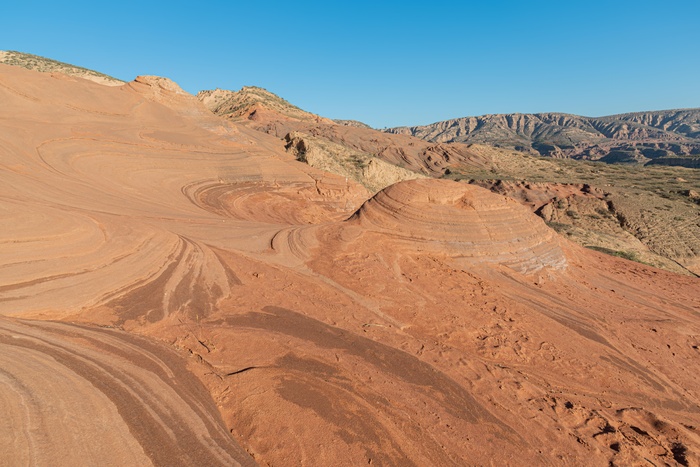 波浪谷岩石纹理