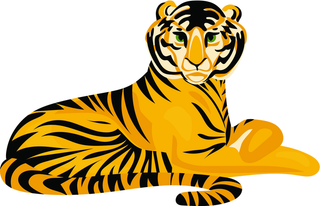 卡通小老虎PNG免抠插画素材可爱动物老虎插画贴图PNG免抠设计素材