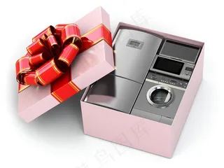 家用电器设备组合高清图片