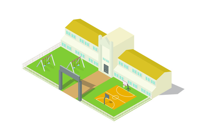 分析图素材图标集合景观建筑立面插画场景AI矢量图形设计eps,ai矢量模版下载