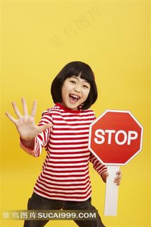 拿牌子的女孩摄影素材