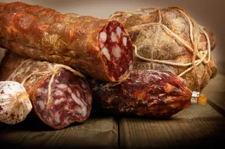 鲜美腊肠图片素材