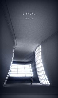 大气未来建筑空间设计PSD分层素材