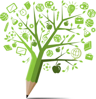 铅笔|写字|树木|创意