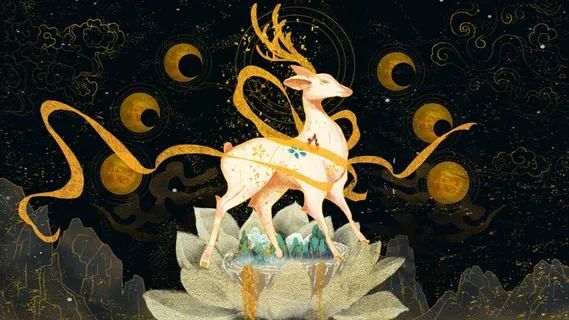 敦煌系列国潮插画 敦煌系列国潮插画