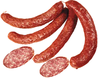 免抠红肠腊肉，香肠，腊肠，红肠，熏肉肠，过大年