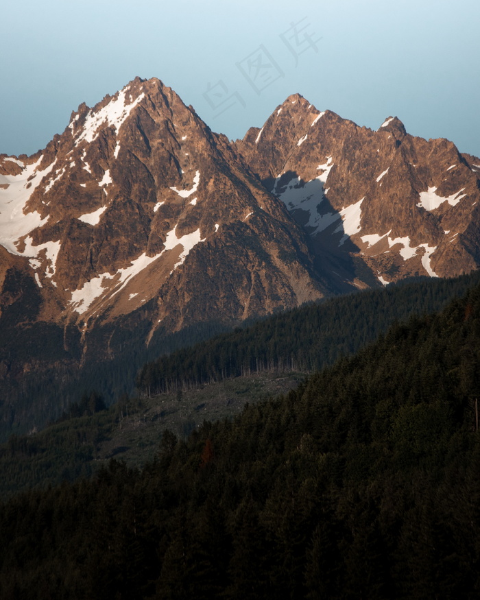 高山山脉风景图片素材