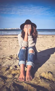非主流海边美女图片 非主流海边美女图片