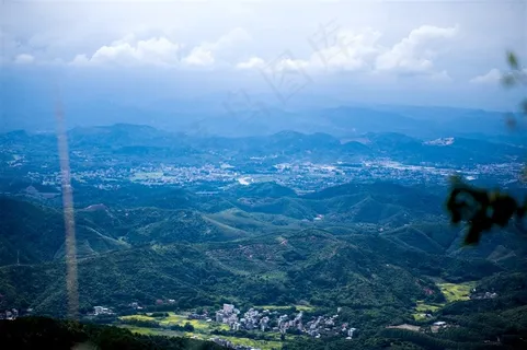 美丽信宜风光全景摄影图片