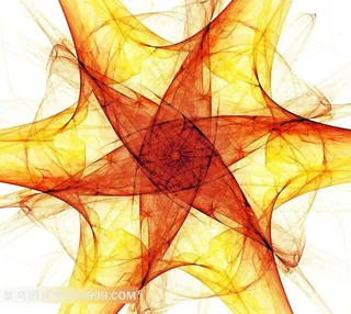 金黄色花纹抽象图案