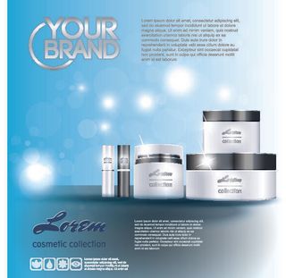 设计化妆品样品素材