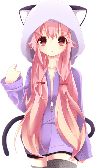 猫耳女孩素材卡通人物可爱