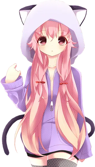 猫耳女孩素材卡通人物可爱