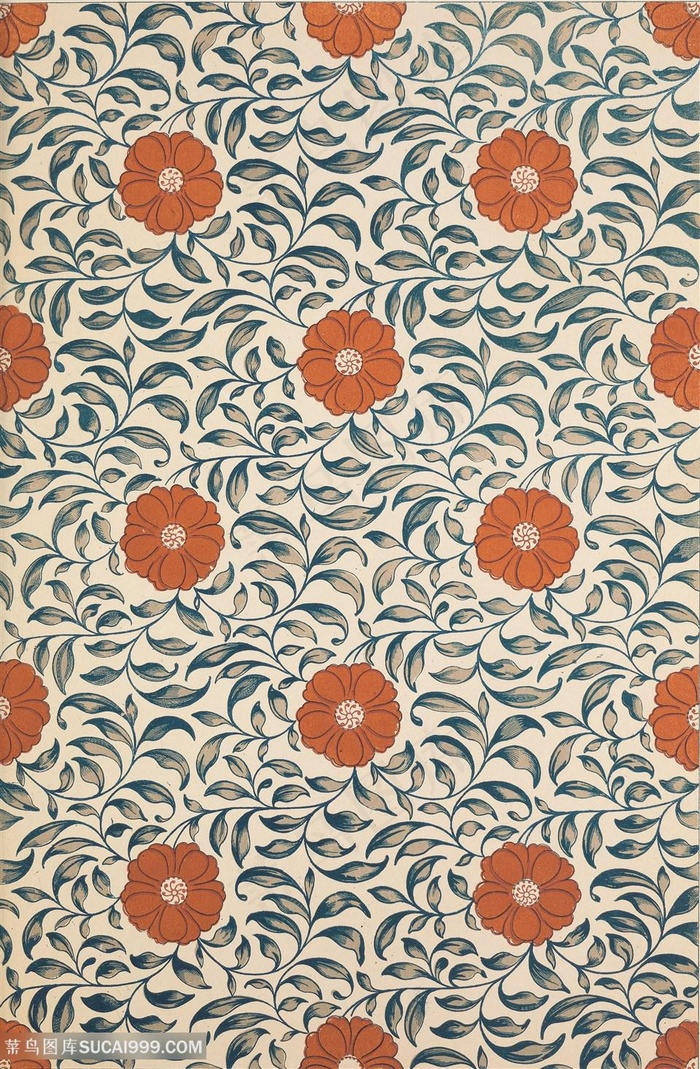 树叶植物鲜花中式传统纹样集锦中国风图片