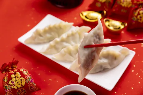 冬至鲜香好吃煮熟的饺子图片-第4张