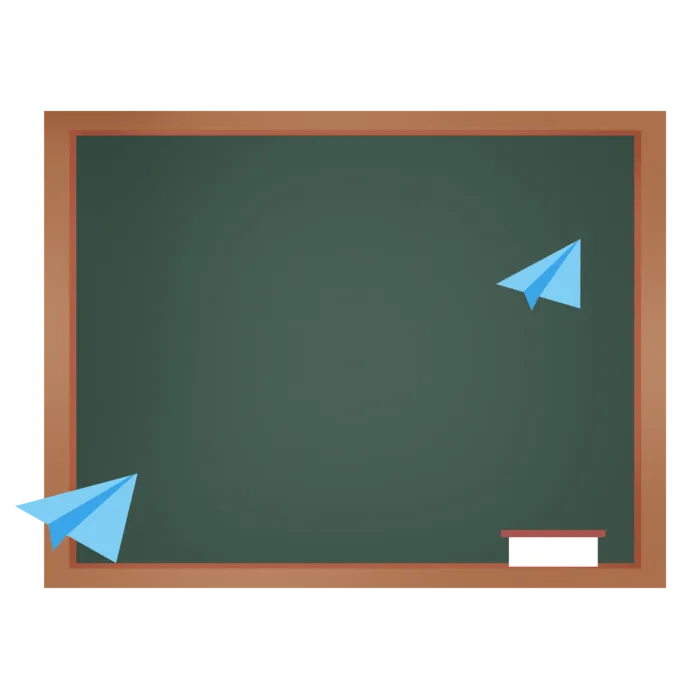 开学季黑板卡通免扣素材