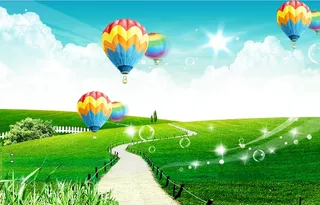 现代生活大海背景墙