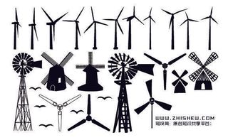 分析图素材图标集合景观建筑立面插画场景AI矢量图形设计