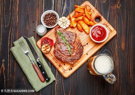 美味牛排高清图片