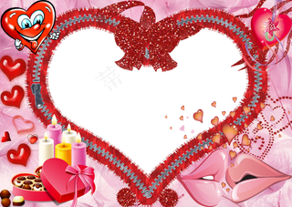 爱情相框素材图片下载