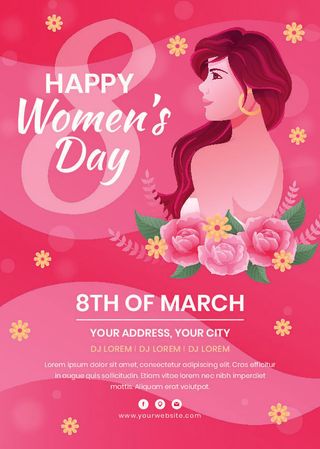 三八妇女节女神节背景