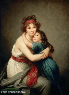 伊丽莎白·维杰·勒布伦——维格 · 勒布伦夫人和她的女儿