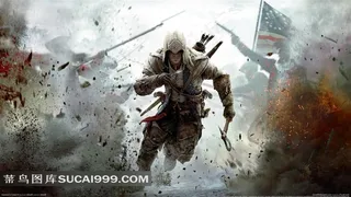 在硝烟弥漫中奔跑的战士