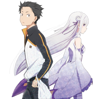 男孩女孩擦肩而过素材卡通人物