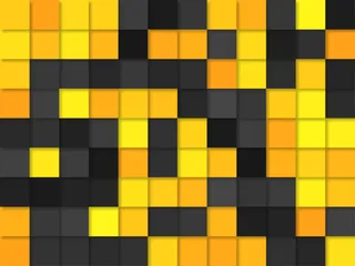 黑白灰 黄 格子 背景 海报