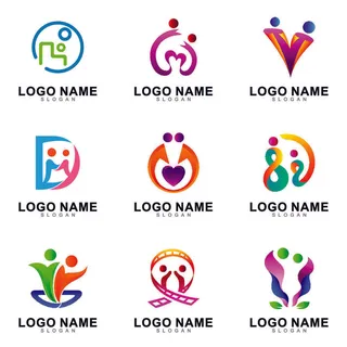 手绘Logo标志素材