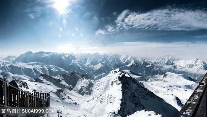 唯美雪景雪山壁纸