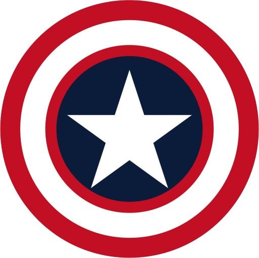 美国队长盾牌 PNG免抠