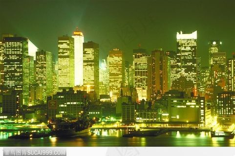 都市 绿光 夜景 都市 绿光 夜景