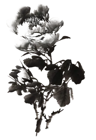 山水画素材中国风水墨画素材元素中国画