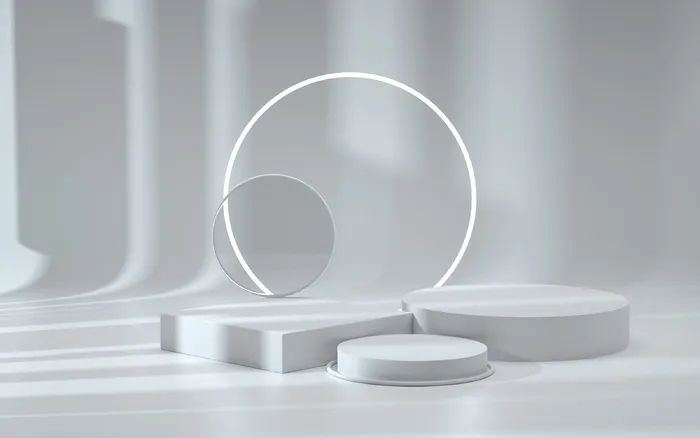 光影场景产品主图背景3D场景图详情页灰色