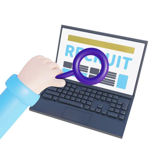 招聘手势3D立体模型免扣元素