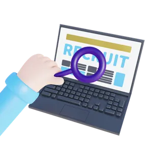 招聘手势3D立体模型免扣元素