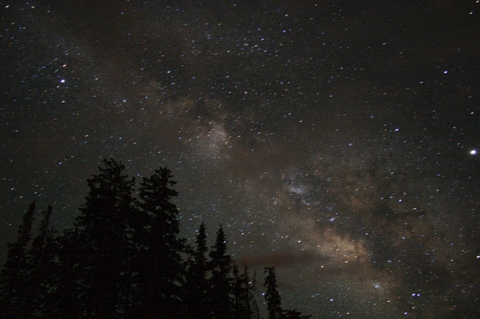 夜晚星空图片真实图片