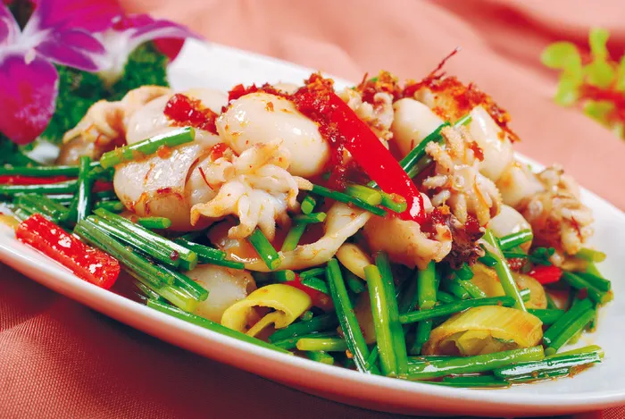 0911XC-458韭苔炒八爪