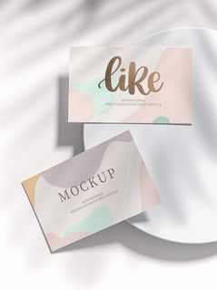 高端大气商务名片样机