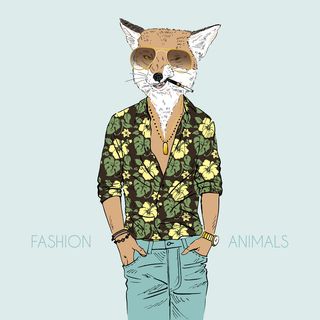 拟人动物 卡通头像