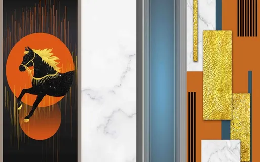 北欧后现代背景墙